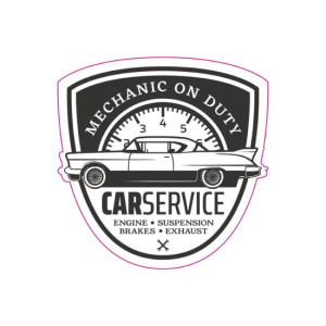 Abtibild TAG RETRO CAR SERVICE 