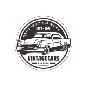 Abtibild TAG RETRO VINTAGE CARS 
