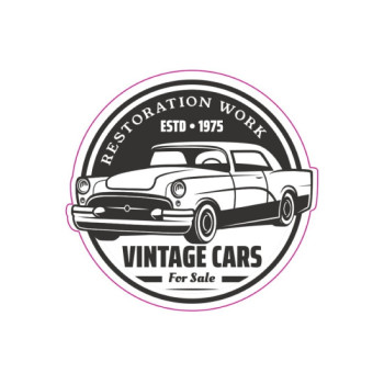 Abtibild TAG RETRO VINTAGE CARS 
