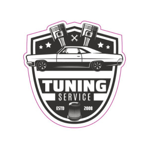 Abtibild TAG RETRO TUNING SERVICE 