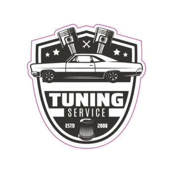 Abtibild TAG RETRO TUNING SERVICE 