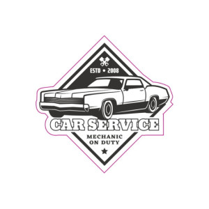 Abtibild RETRO CAR SERVICE 