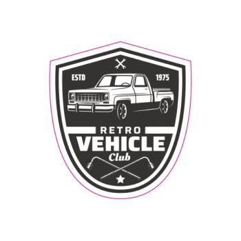 Abtibild RETRO VEHICLE CLUB 