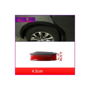Set 4 ornamente protectie aripa universale cauciuc negre 1.6m x 4.5cm 