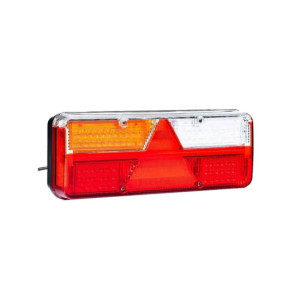 Lampa spate auto LED 6 functii stanga semnalizare dinamica ceata mers inapoi iluminare numar 400x153 mm 12-36V Fristom 