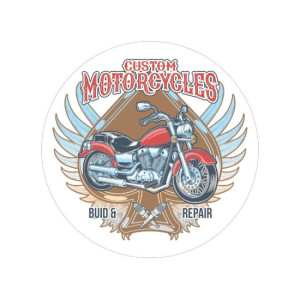 Abtibild CUSTOM MOTORCYCLES 