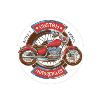 Abtibild CUSTOM MOTORCYCLES 