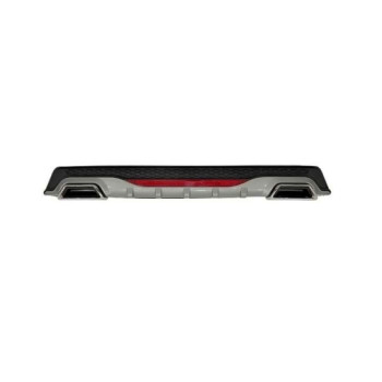 Difuzor ornament bara spate universal 120cm gri negru cu ornamente cromate 