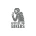 Abtibild Respect For Bikers diverse culori auto decorativ pentru exterior si interior 