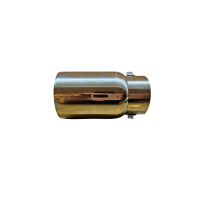 Ornament toba inox Premium, intrare 6.3 cm, lungime 13 cm, diametru exterior 7.5 cm 