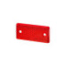 Set reflectoare dreptunghiulare rosii 9x5x0.7 cm 