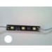 Modul 3 SMD 5050 24V fundal negru lumina alba Modul 3 SMD 5050 24V fundal negru lumina alba