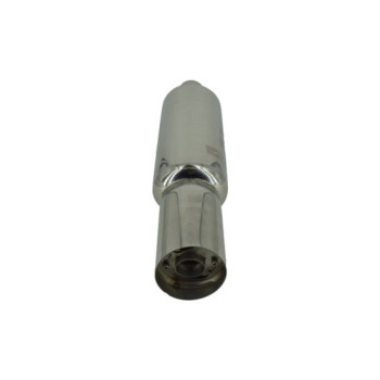 Toba sport inox cu silencer si reglaj de sunet, intrare 5 cm, iesire 9 cm, lungime 46 cm 
