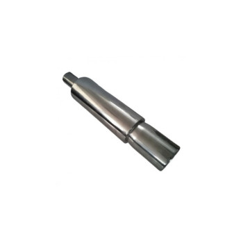 Toba inox universala, iesire 8 cm, intrare 4.8 cm, lungime 50 cm Toba inox universala, iesire 8 cm, intrare 4.8 cm, lungime 50 cm