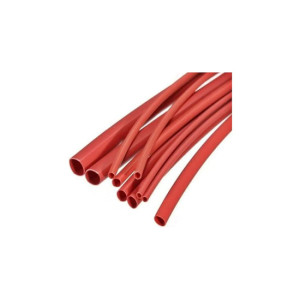 Tub varnis termocontractabil rosu 10.0 mm 100 m rola raport contractie 2:1 
