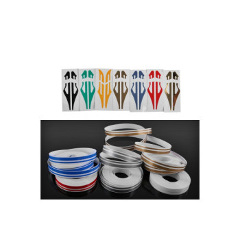 Abtibild decorativ 2 linii pentru caroserie 10mm x10metri 