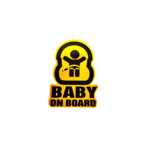Abtibild baby on board reflectorizant auto 