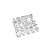 Ornament plastic auto cromat litere, cifre si semne 3D Ornament plastic auto cromat litere, cifre si semne 3D