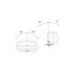 Lampa stop camion DF TRL001 cu sticla TRANSPARENTA LED 12v
