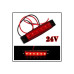 Lampa laterala 6 LED-uri 24v lumina rosie 14x54