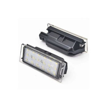 Set 2 lampi LED numar compatibila Dacia - Renault 