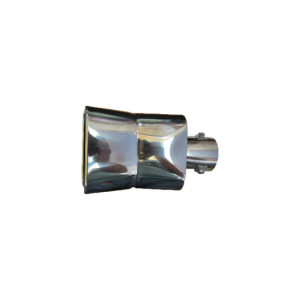Ornament toba inox, intrare 6.2 cm, lungime 21 cm, latime maxima 14 cm 