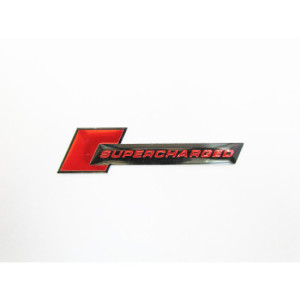 Emblema  Supercharged culoare Rosu 