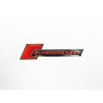 Emblema  Supercharged culoare Rosu 