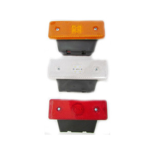 Lampa laterala cu 4 LED SMD 12V rosu