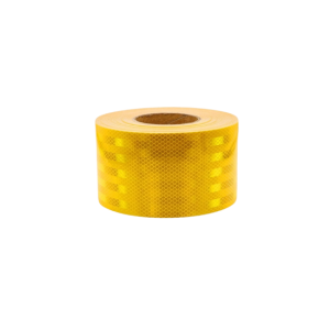 Banda reflectorizanta tip fagure galbena 10cm x 25m 