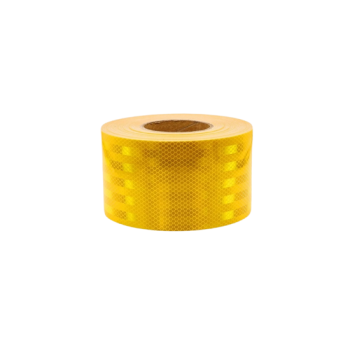 Banda reflectorizanta tip fagure galbena 10cm x 25m Banda reflectorizanta tip fagure galbena 10cm x 25m