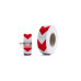 Banda reflectorizanta culoare Alba sageata Rosie 5cmx25m 
