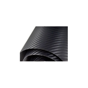 Folie carbon 3D Neagra cu tehnologie de eliminare a bulelor de aer 1mx1.5m 