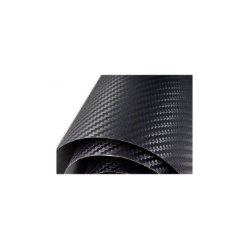 Folie carbon 3D Neagra cu tehnologie de eliminare a bulelor de aer 1mx1.5m 