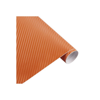 Folie carbon 3D culoare Portocaliu latime 1.27mx1m Folie carbon 3D culoare Portocaliu latime 1.27mx1m