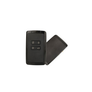 Carcasa telecomanda compatibila Renault, negru, cu lamela,