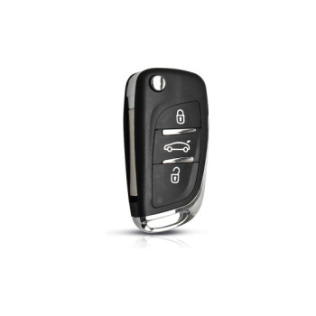Carcasa telecomanda compatibila Peugeot / Citroen , cu lamela,
