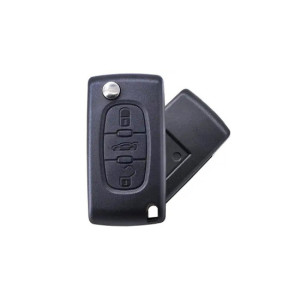 Carcasa telecomanda compatibila Peugeot cu lamela