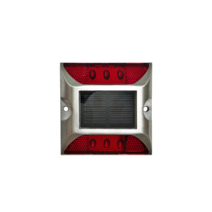Buton reflectorizant stradal cu LED si incarcare solara