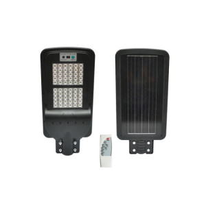 Lampa LED stradala cu panou solar monocristalin 60W senzor miscare prindere pe stalp 6V