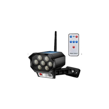 Lampa solara tip camera de supraveghere 35 LED-uri BK-36 MIV Lampa solara tip camera de supraveghere 35 LED-uri BK-36 MIV
