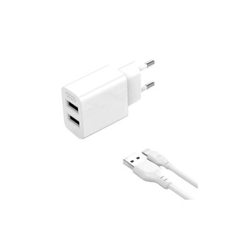 Incarcator retea USB 2.4A cu cablu compatibil Lightning iPhone Incarcator retea USB 2.4A cu cablu compatibil Lightning iPhone