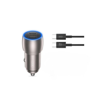 Incarcator auto SMART Quick charge USB PD 40W type C+cablu Type-C