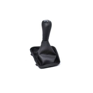 Manson schimbator imitatie piele si maner compatibil BMW E46 cu 2 adaptoare pentru 5 si 6 viteze 