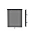 Parasolar retractabil folie geam neagra cu ventuze, Super Dark Black 63x130cm Parasolar retractabil folie geam neagra cu ventuze, Super Dark Black 63x130cm