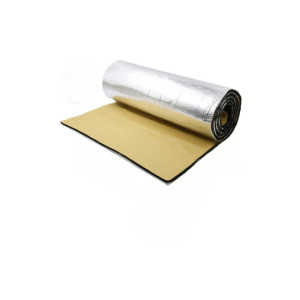 Rola insonorizant auto cu aluminiu si adeziv, grosime 10mm, 1m x 10m 