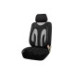 Huse scaun auto universale pentru fata culoare Negru cu Negru si insertii Gri 1+1 Huse scaun auto universale pentru fata culoare Negru cu Negru si insertii Gri 1+1