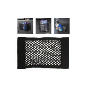 Plasa elastica - organizator portbagaj tip buznar cu scai si banda dublu adeziva L 25x50cm 
