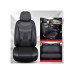 Huse Auto Universale 11 Piese fractionate Negru cu Negru Compatibile Scaune Fata si Spate 
