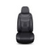 Huse Auto Universale 11 Piese fractionate Negru cu Negru Compatibile Scaune Fata si Spate 